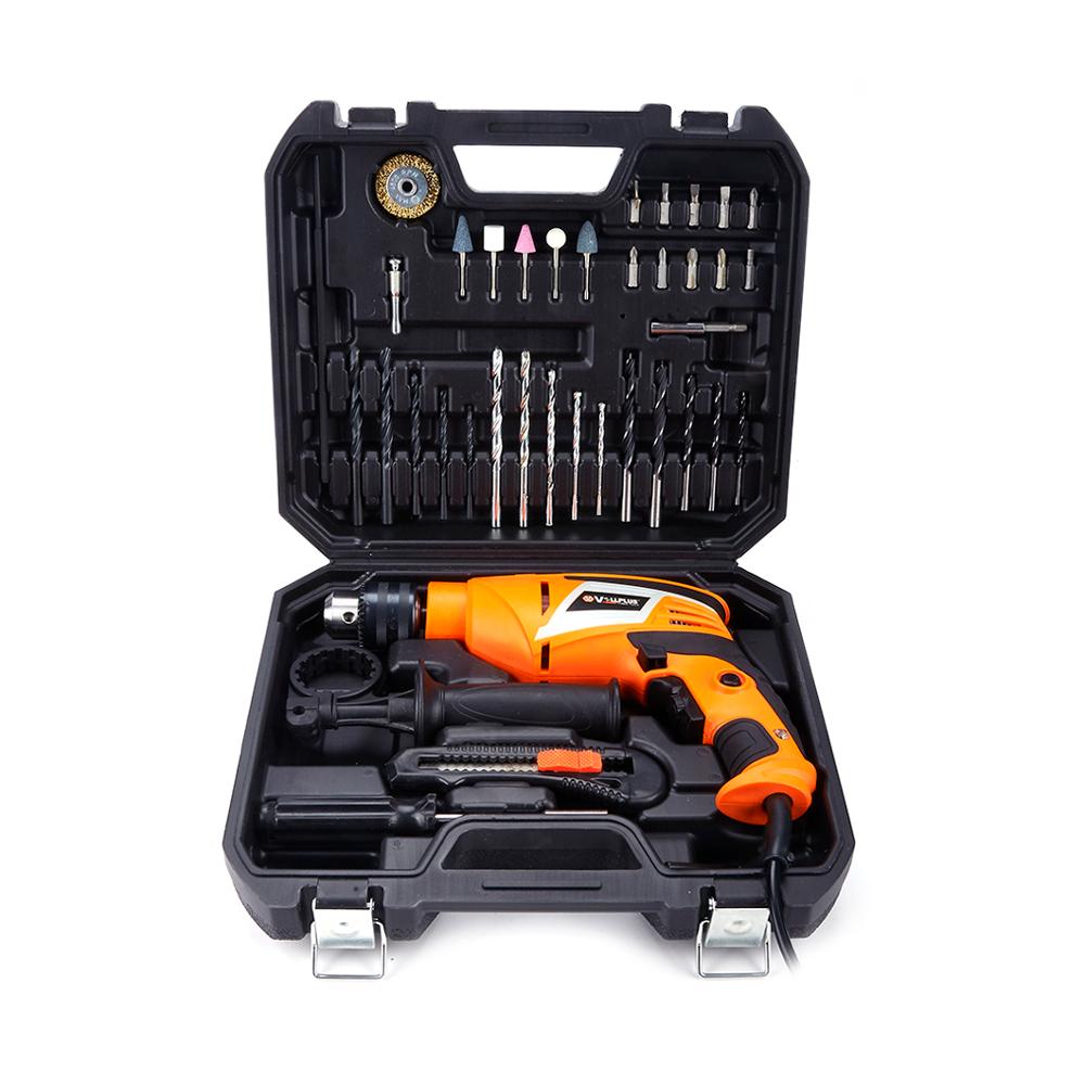 Vollplus Vpid1030k 40pcs 810w Hammer Drill Kit Multi-functional Impact Drill Power Tool Set